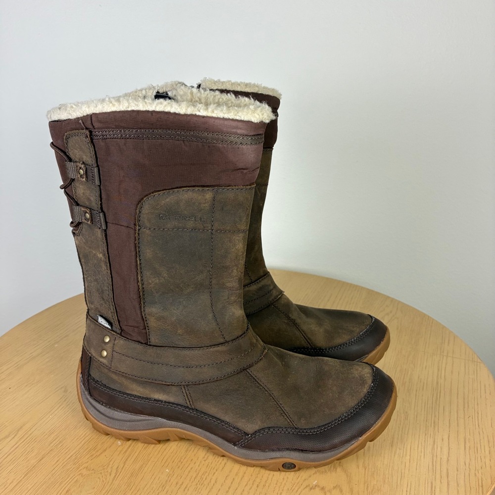 Merrell Bracken Waterproof Insulated Winter Boots Womens 9.5 Snow Gorpcore Fall
